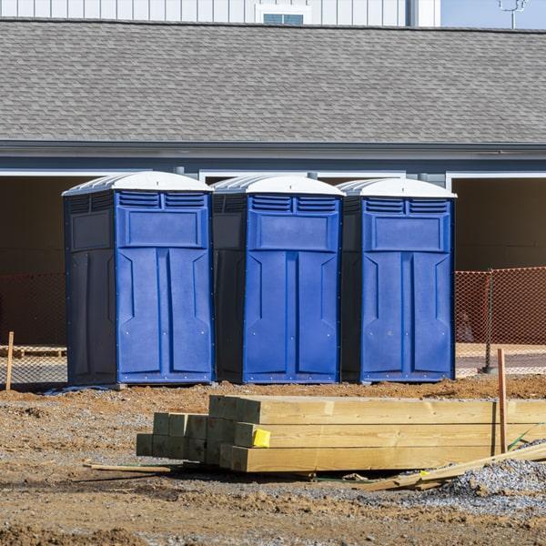Heavy-duty construction site porta potty in Hercules, California