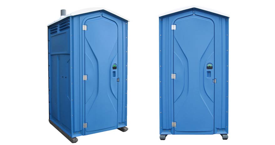 Long-term porta potty units on site in Hercules, California
